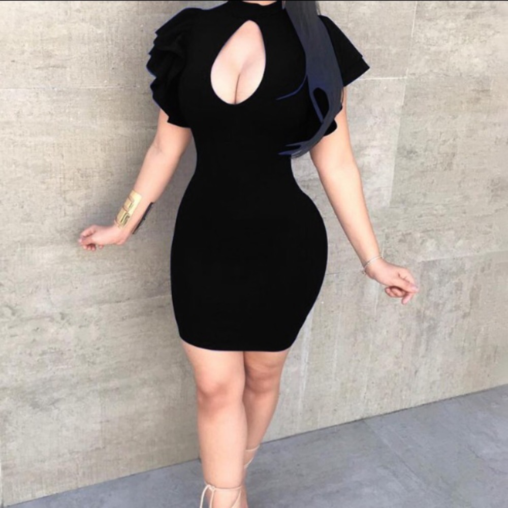 Black party dress